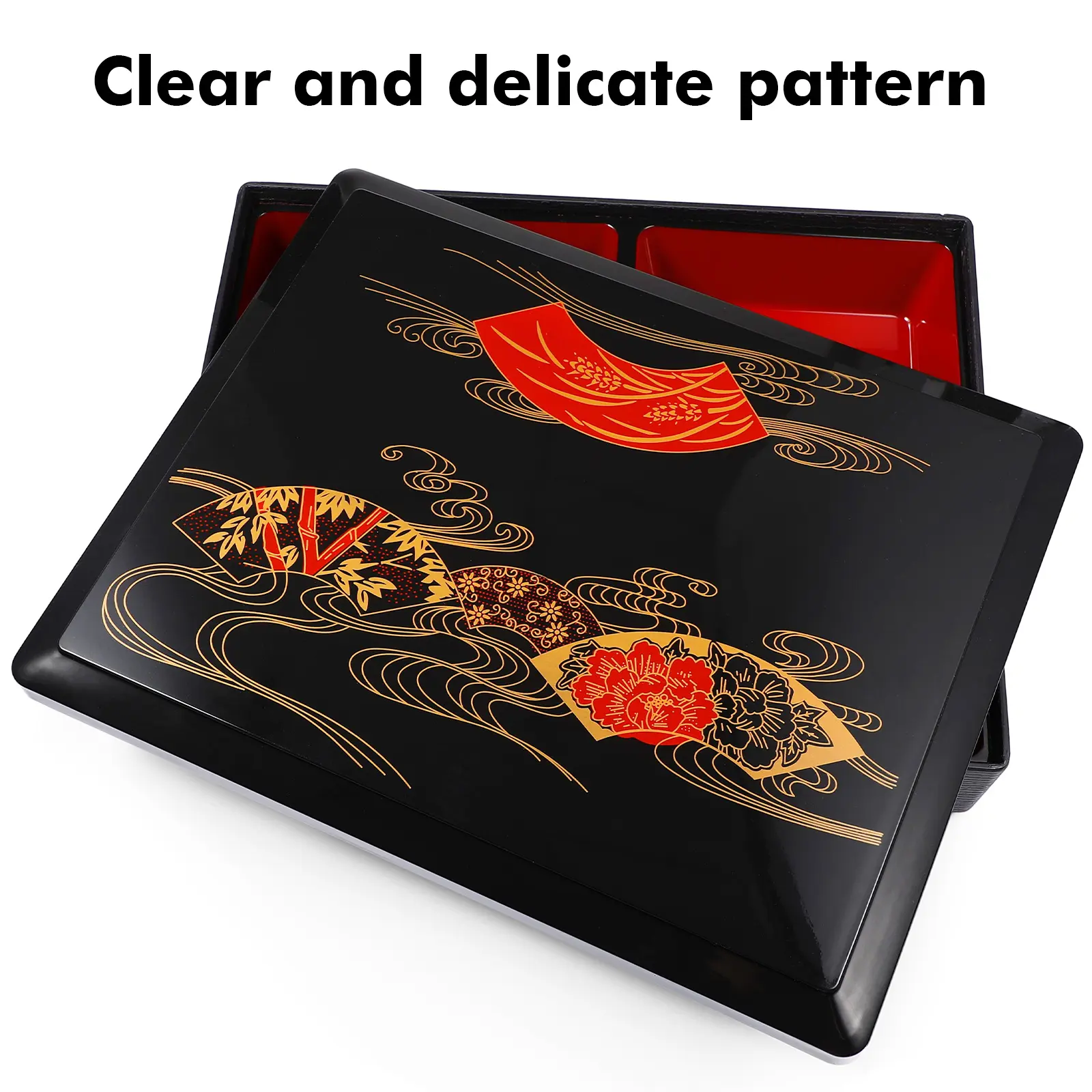 Portable 5 Grids Odorless Reusable Easy Clean Lunch Containers Sushi Box Meal Prep Plastic Food Storage For School