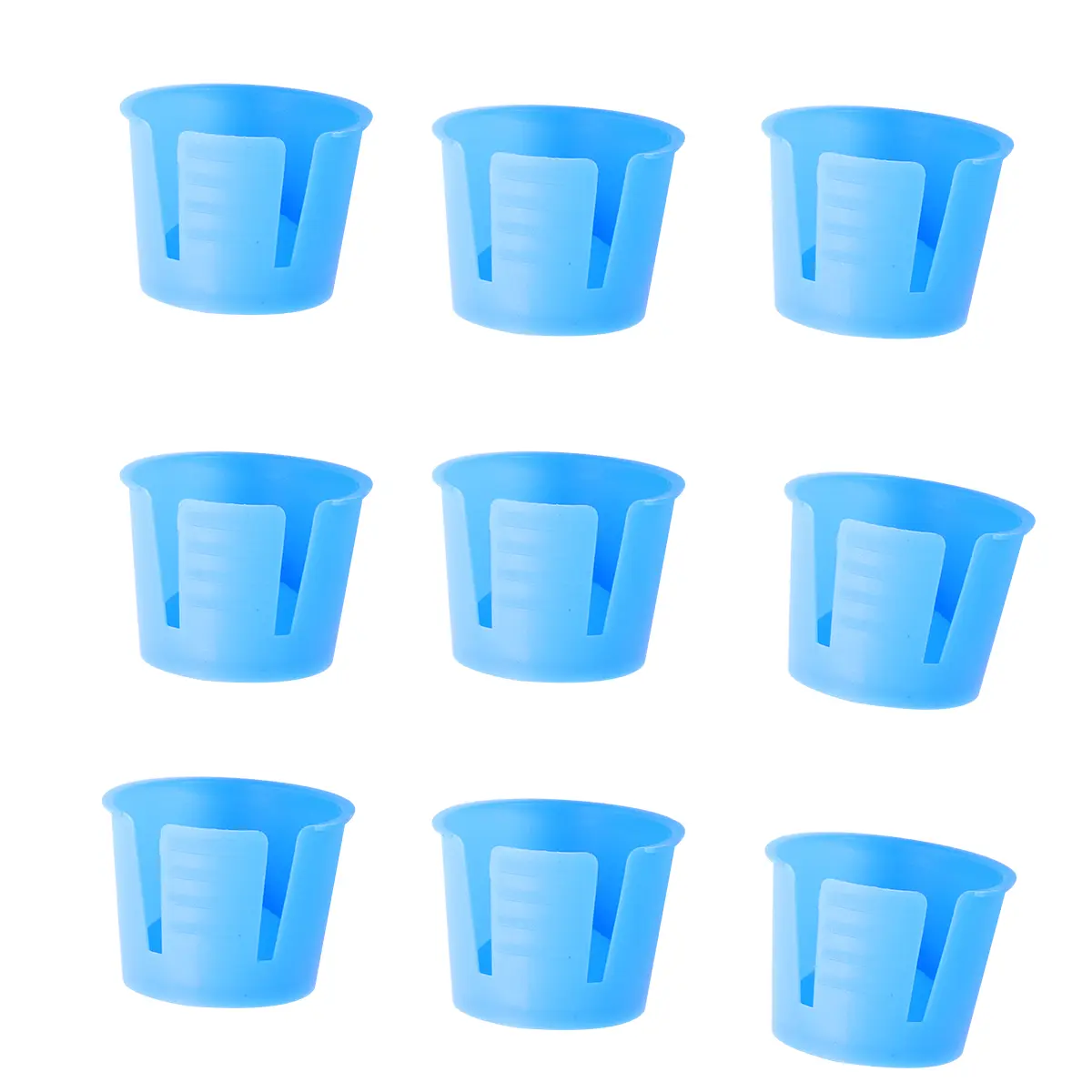 50pcs Plastic Mixing Bowls Disposable Dental Bowls for Plaster Alginate Lightweight Dentist Tools Laboratory Accessories Kitchen