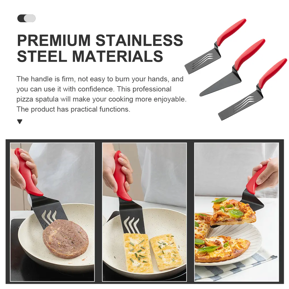 Stainless Steel Baking Spatula Kitchen Tool Pizza Shovel Transfer Shovel Practical Use