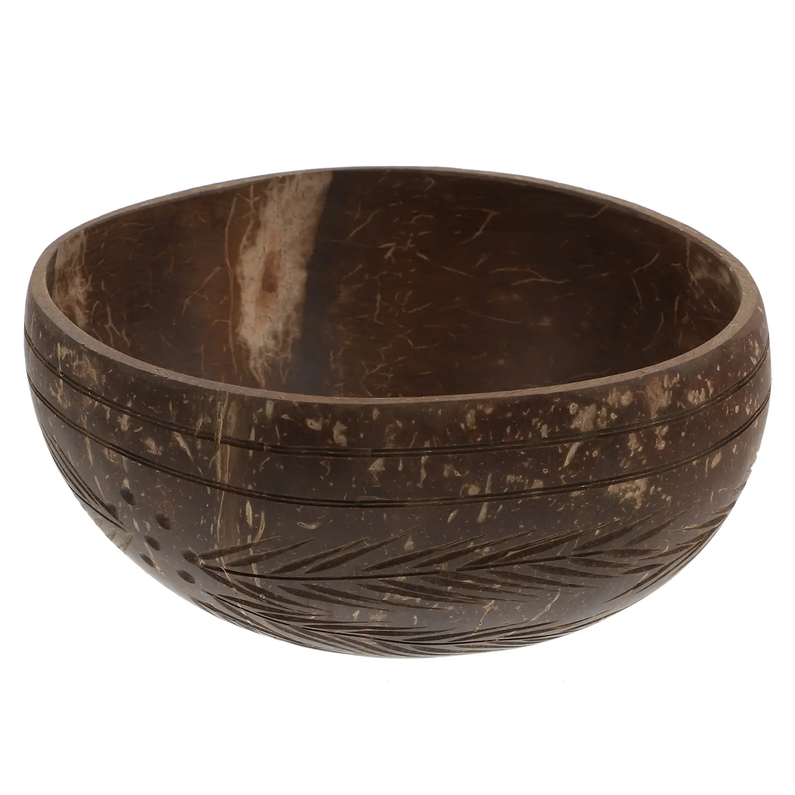 Coconut Shell Bowl Kitchen Supply Household Bowl Rice Holder Salad Tray Serving Utensils Fruit Container Baking Pan