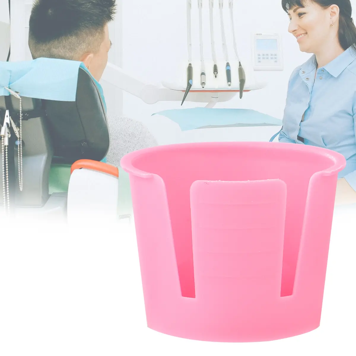 Plastic Mixing Bowls Gypsum Dental Tool Clear Disposable Lightweight for Plaster Alginate Dappen Dish Dental Supplies