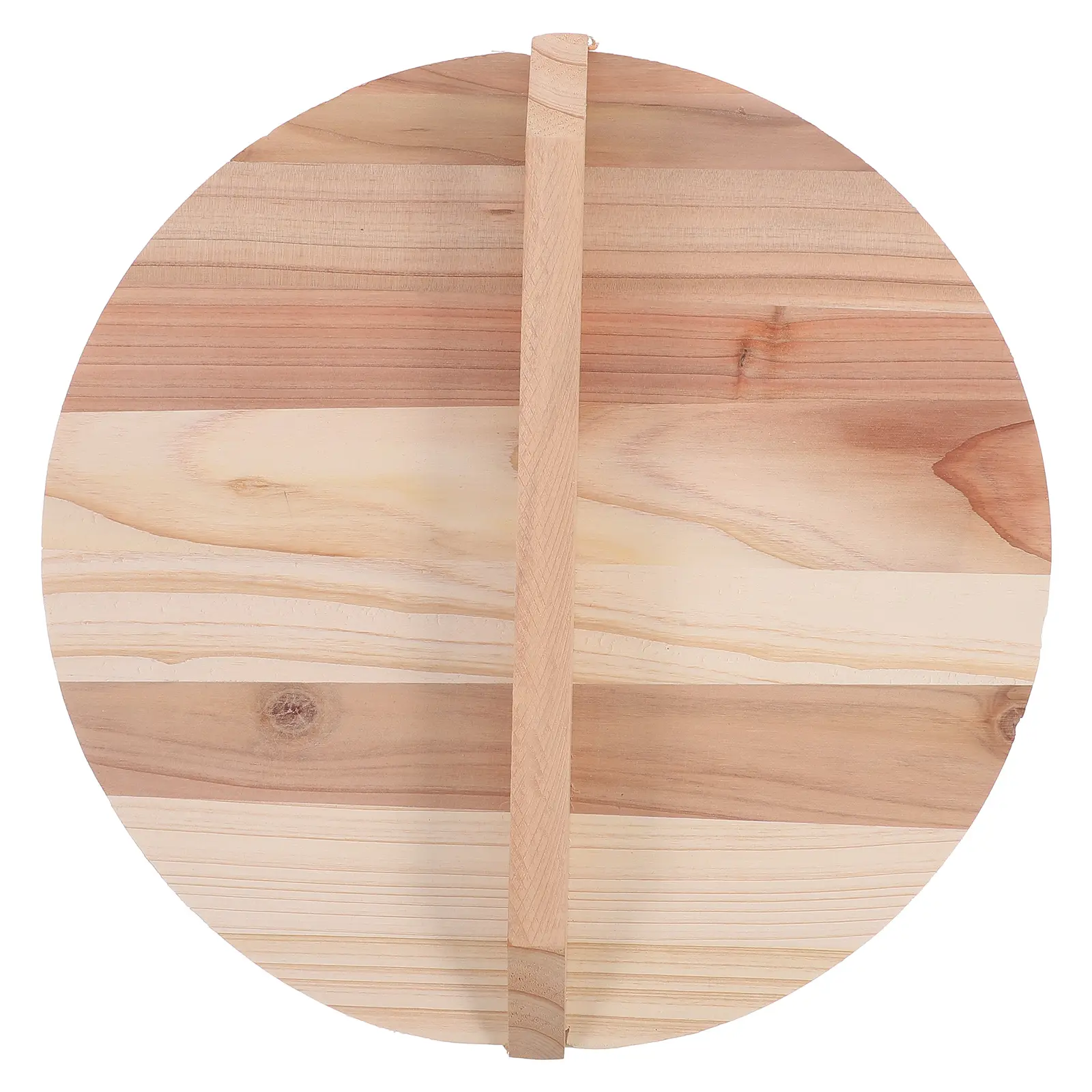 Wooden Pot Wok Anti-Splash Natural Frying Pan Thick Protective For Kitchen Anti-Oil Splashing Household Pot Wood Wok Lid Kitchen