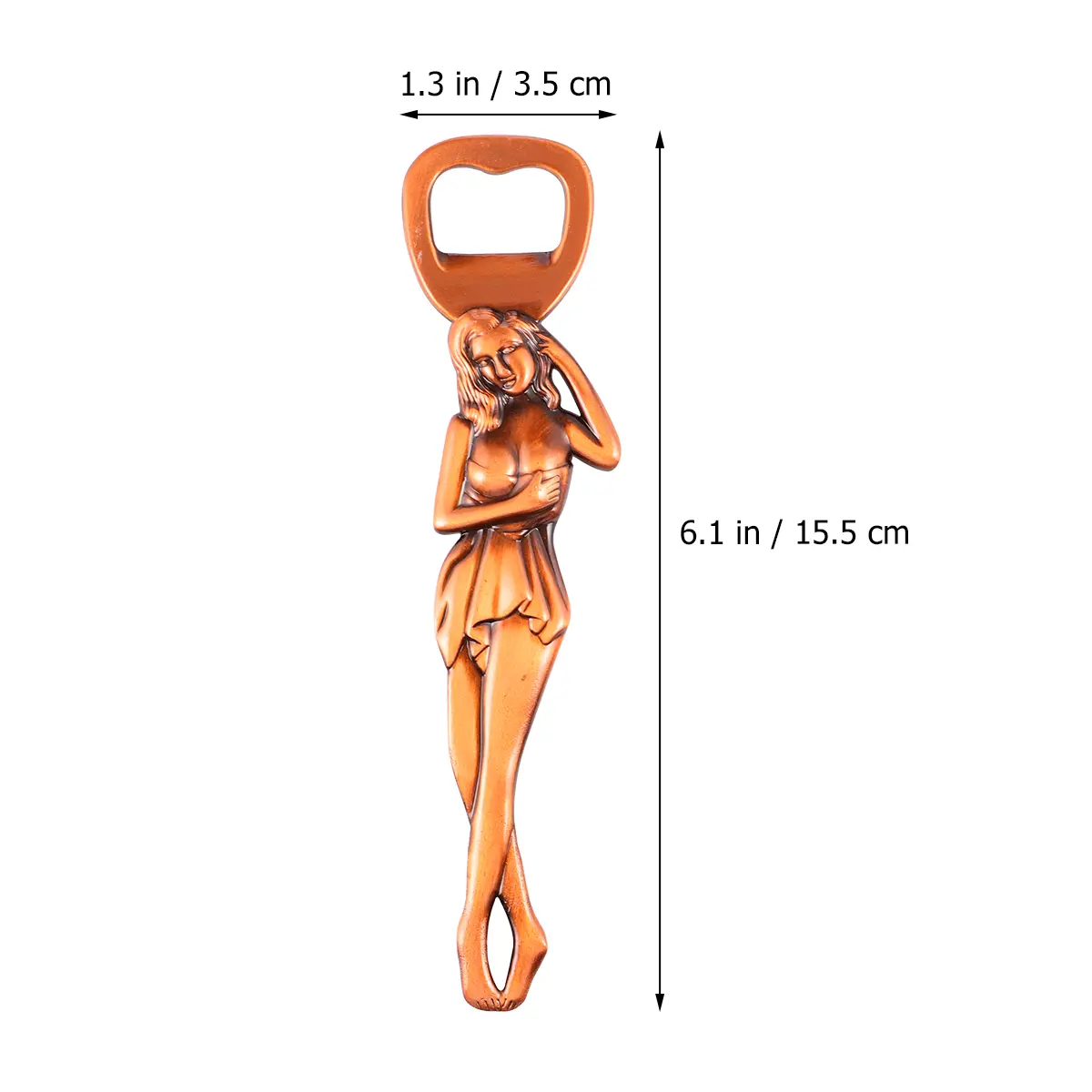 Creative Zinc Alloy Bottle Opener Lady Shape Sturdy Home Camping Hunting Survival Jar Lifter Gift Wine Beer Can Opener