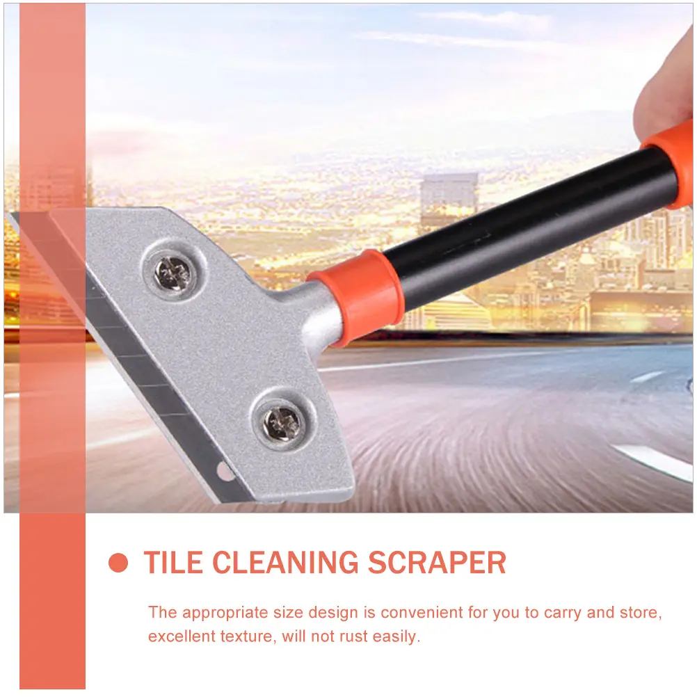 Heavy Duty Cleaning Scraper Dark Tile Glass Ceramic Tool Non Rust Durable Ergonomic H Home Use