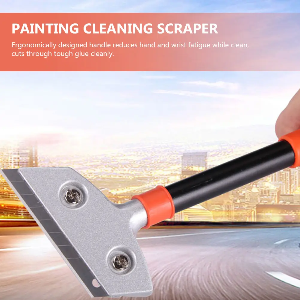 Heavy Duty Cleaning Scraper Dark Tile Glass Ceramic Tool Non Rust Durable Ergonomic H Home Use