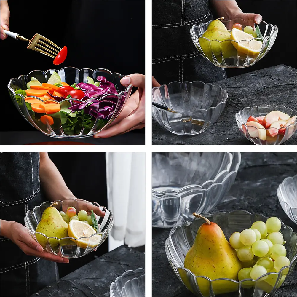 1 pc Smooth Breakfast Bowl Creative Fruit Cereal Porridge Soup Rice Noodle Salad Dessert Bowl For Home Restaurant Party