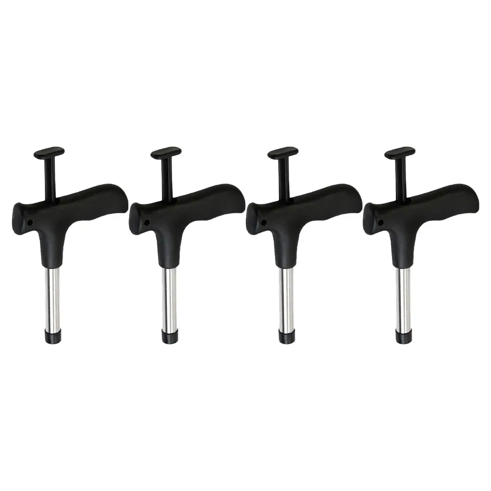 4pcs Tool Smooth Finish Comfortable Handle Portable Design Easy Opening Core Remover Coconut Hole Puncher Manual Nut