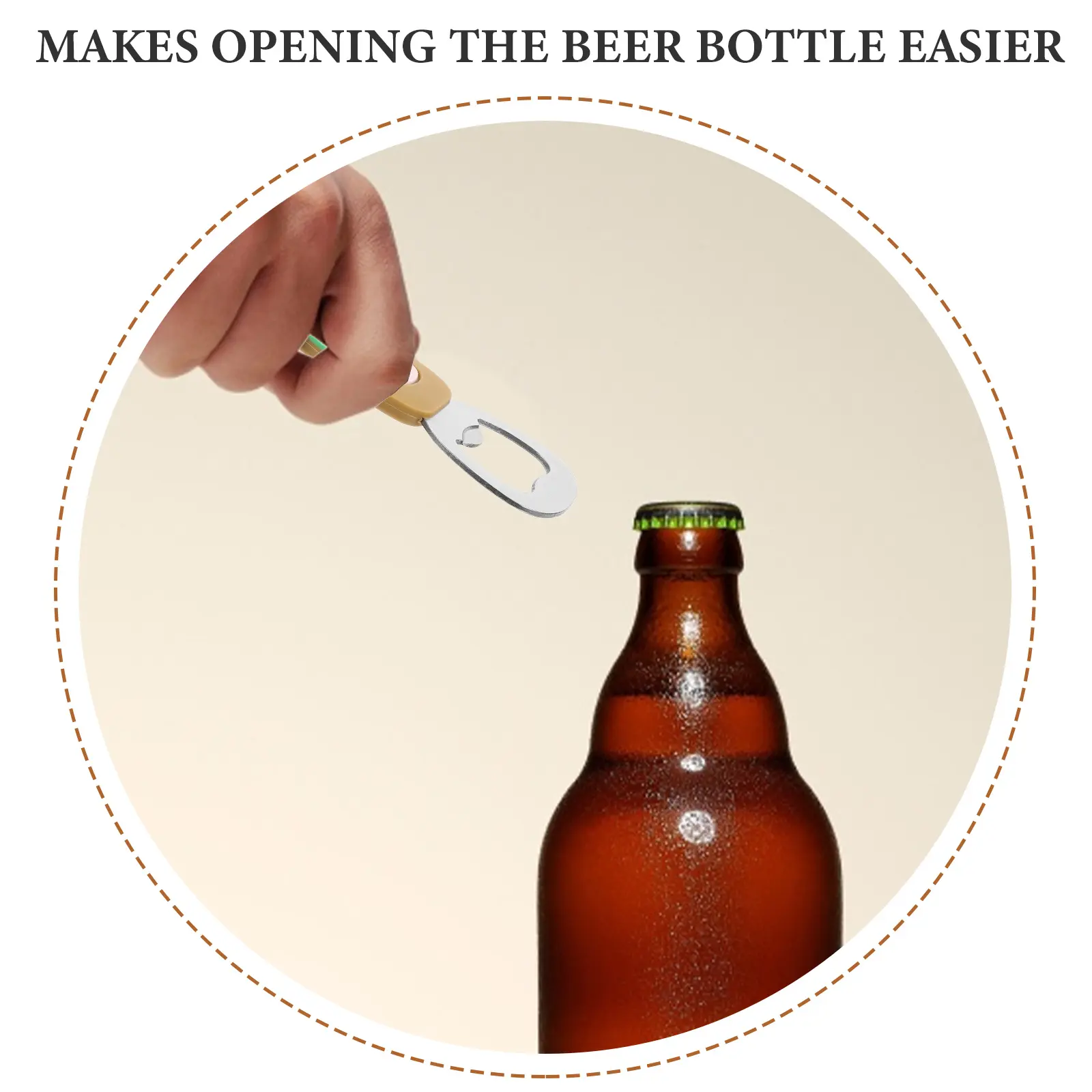 Adorable Christmas Cartoon Beer Bottle Opener Portable Stainless Steel Manual Kitchen Tool Home Party Gift Snowman Xmas Style