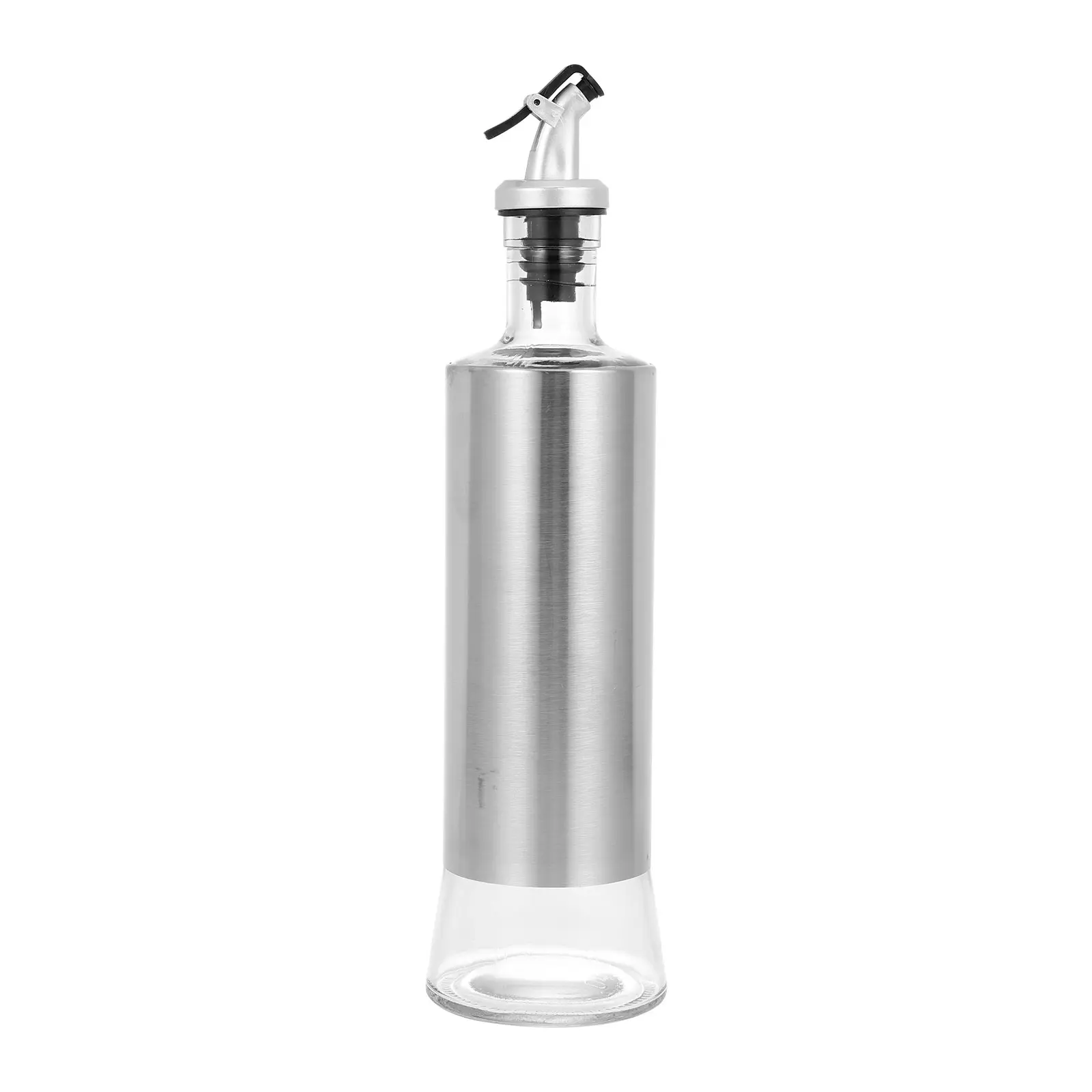 2pcs Pressing Type Bottle Transparent Dispenser For Cooking Oil Storage Container Olive Oil Vinegar Soy Sauce Bottle Kitchen