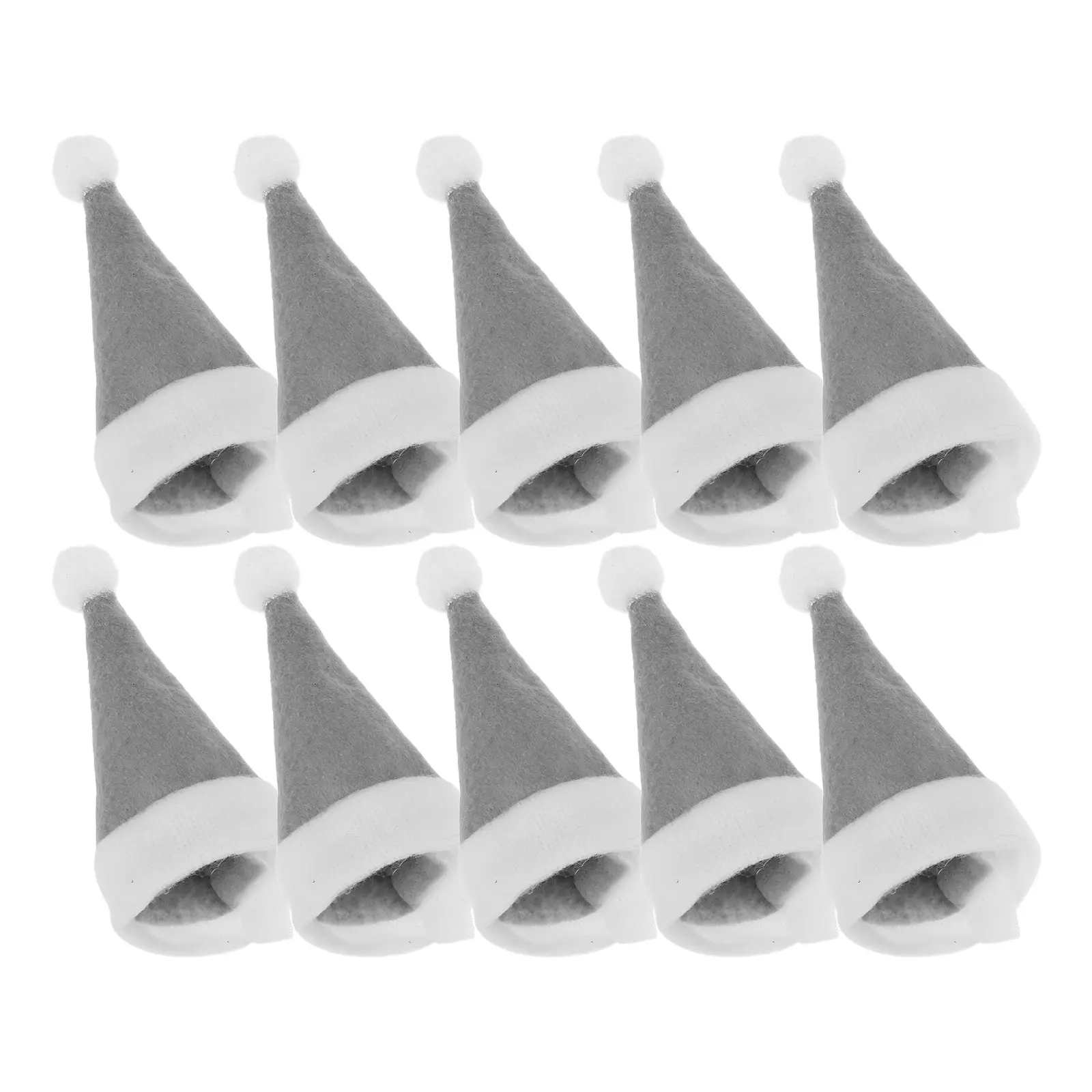 24Pcs Christmas Bottle Hat Tableware Covers Creative Cutter Fork Holders Storage Bags for Holiday Parties