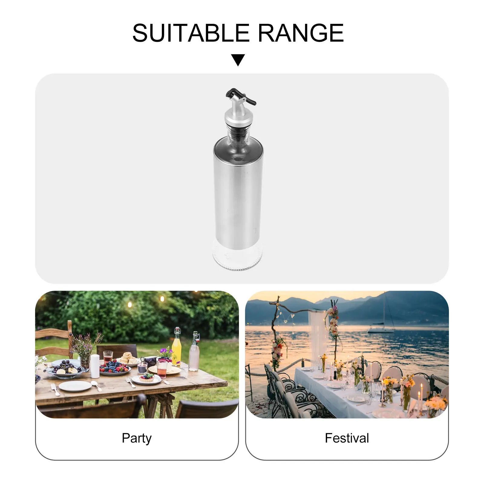 2pcs Pressing Type Bottle Transparent Dispenser For Cooking Oil Storage Container Olive Oil Vinegar Soy Sauce Bottle Kitchen