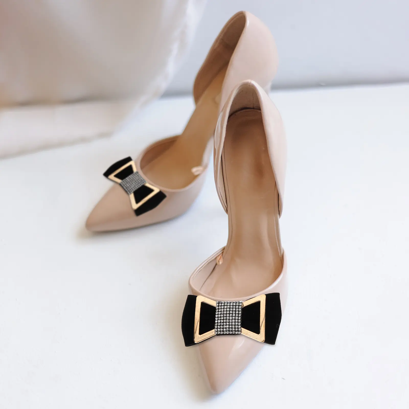 1 Pair Rhinestones Shoe Decorations Shoe Ornaments Wedding Charm Embellishments For Women Pumps Durable Accessories