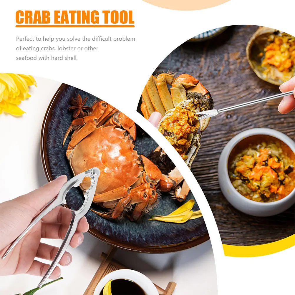 Lobster Eating Tool Leg Seafood Scissor Tools Crab Crackers and Nut Sheller Fork