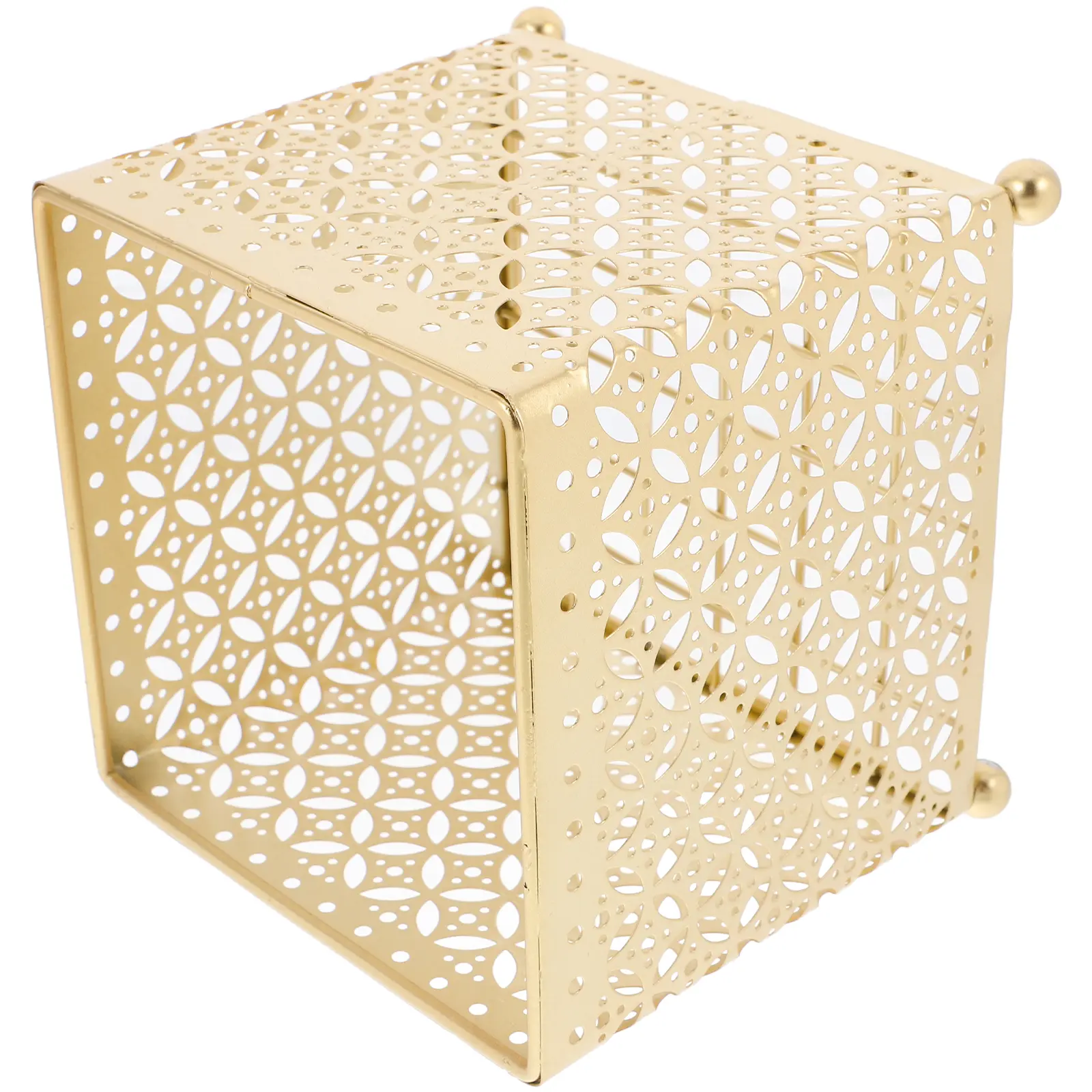 Sturdy Iron Art Storage Organizer Basket Household Coffee Syrup Holder Tea Bag Storage Basket For Countertop Bedroom Bathroom
