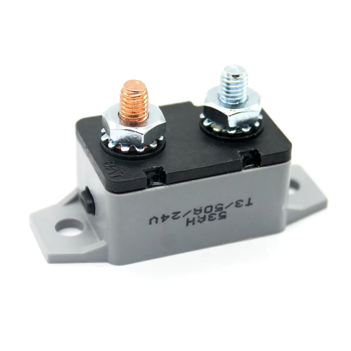 Manual Reset Circuit Breaker 50A 12-28V Waterproof Ip66 Auto Marine Truck Breaker 15In-Lb Torque Mini Breakers
