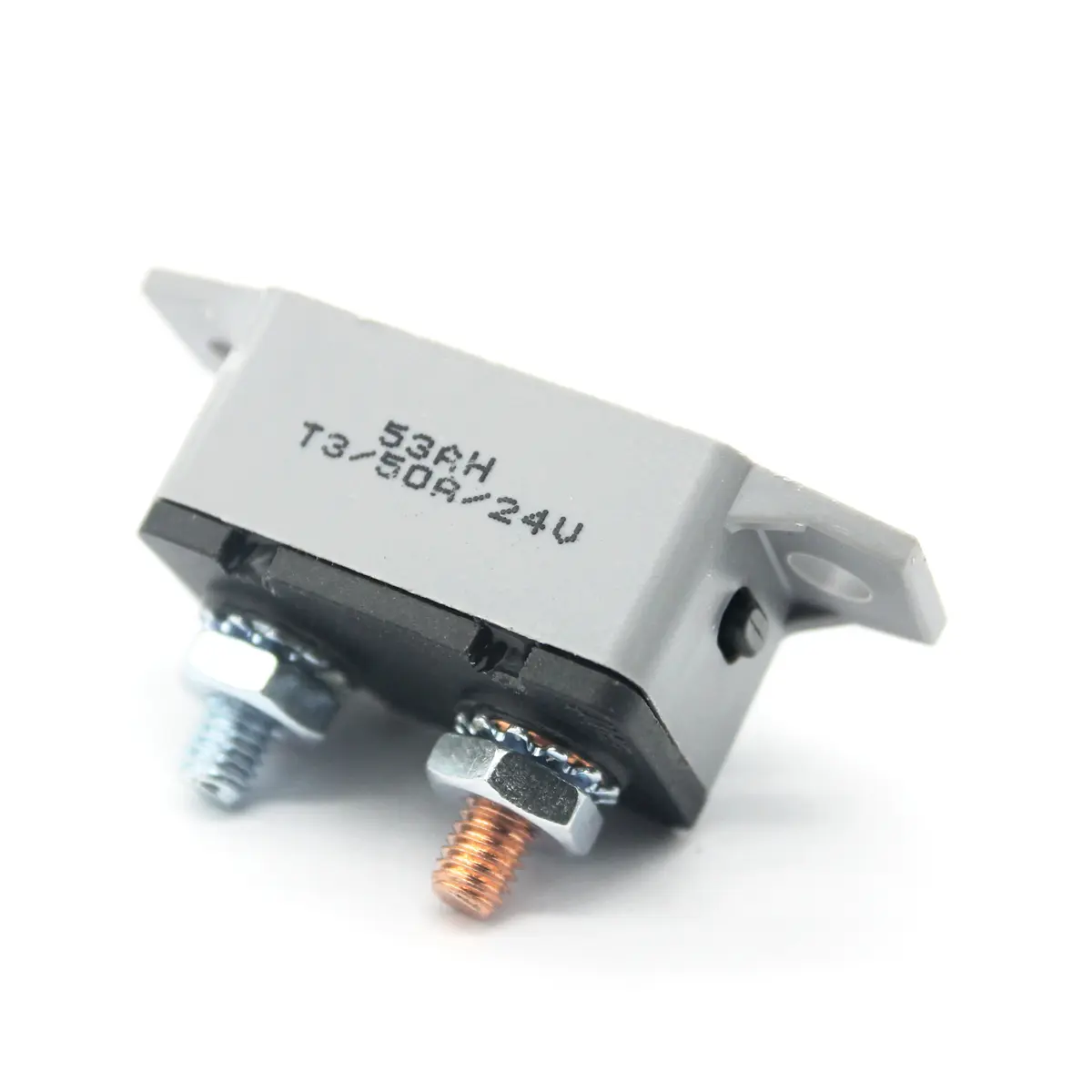 Manual Reset Circuit Breaker 50A 12-28V Waterproof Ip66 Auto Marine Truck Breaker 15In-Lb Torque Mini Breakers