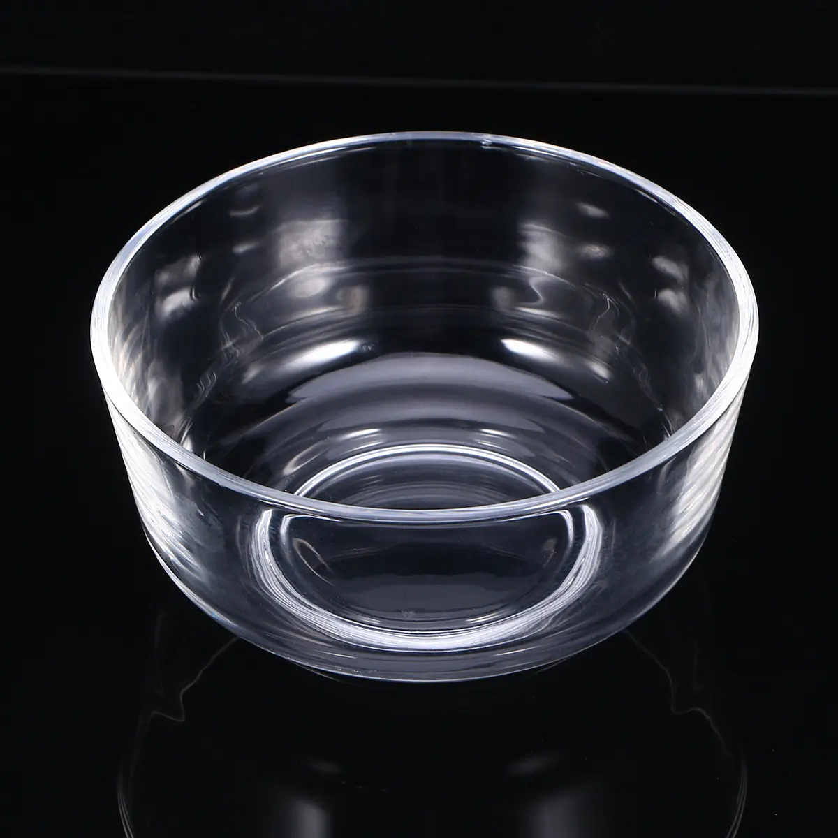 1pc Clear Glass Bowl Set Salad Dessert Fruit Serving Bowls Bpa-Free Elegant Tableware For Weddings Parties Catering
