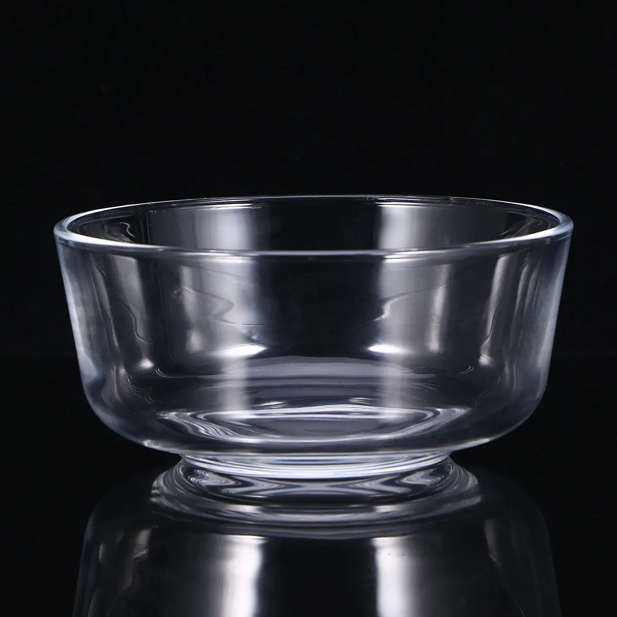 1pc Clear Glass Bowl Set Salad Dessert Fruit Serving Bowls Bpa-Free Elegant Tableware For Weddings Parties Catering