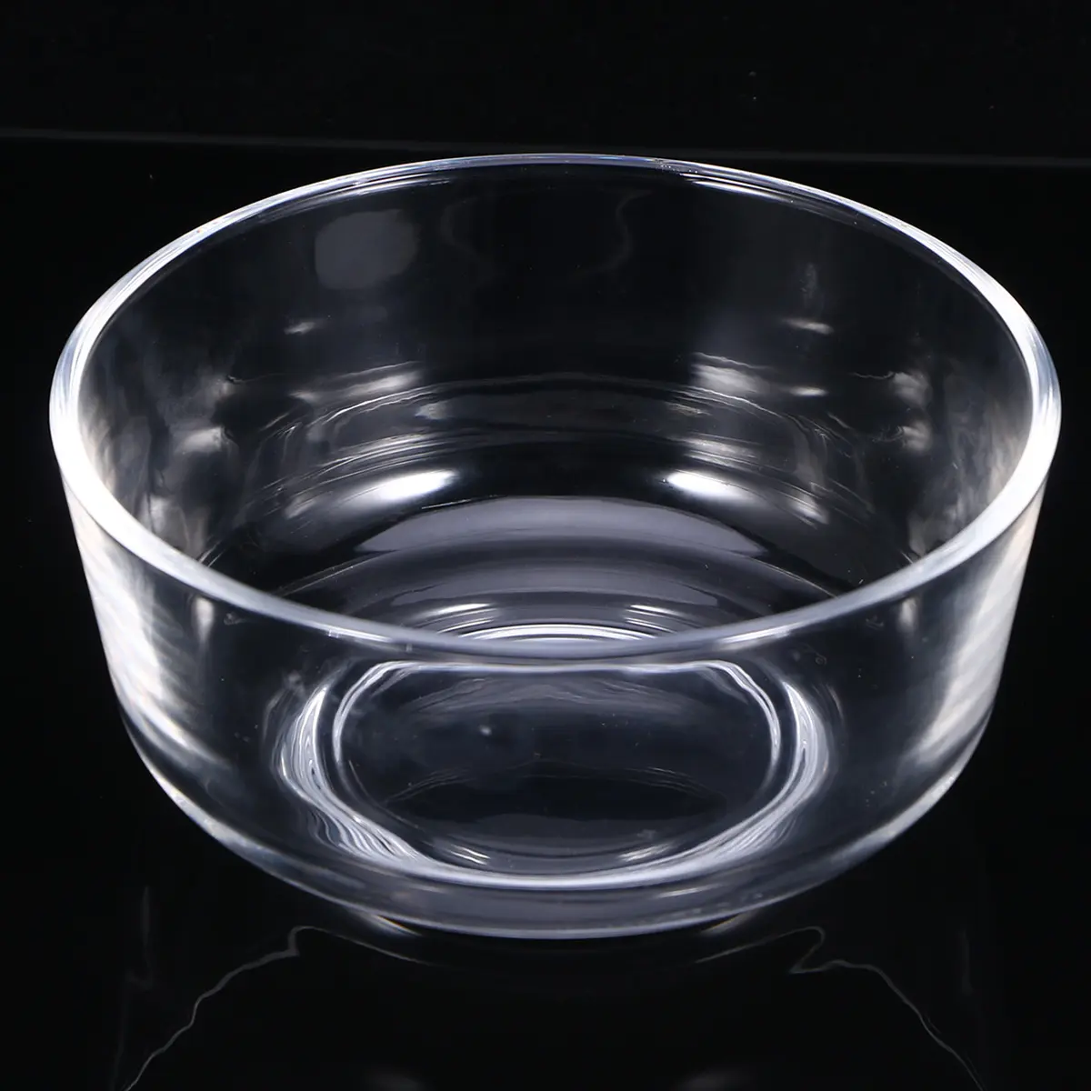 1pc Clear Glass Bowl Set Salad Dessert Fruit Serving Bowls Bpa-Free Elegant Tableware For Weddings Parties Catering