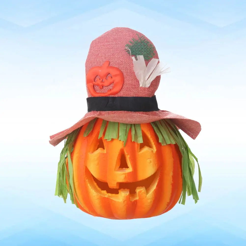 Glowing Pumpkin Lights Decor Candles Decoration Halloween Decorations Portable Lantern LED