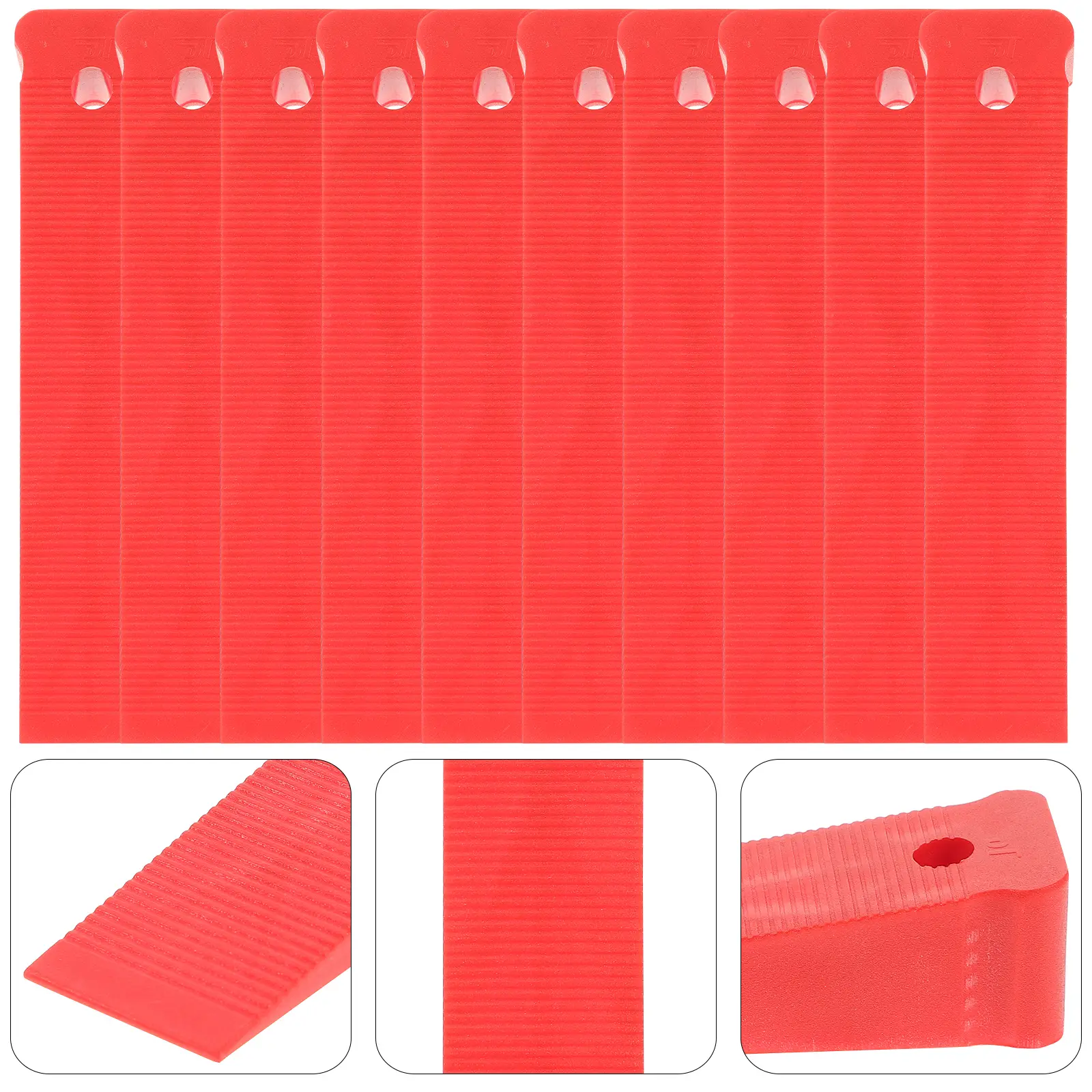 10pcs Heavy Duty Plastic Leveling Shims Durable Non-Slip Furniture Wedges For Doors Windows Toilets Tables Chairs Floor Leveling