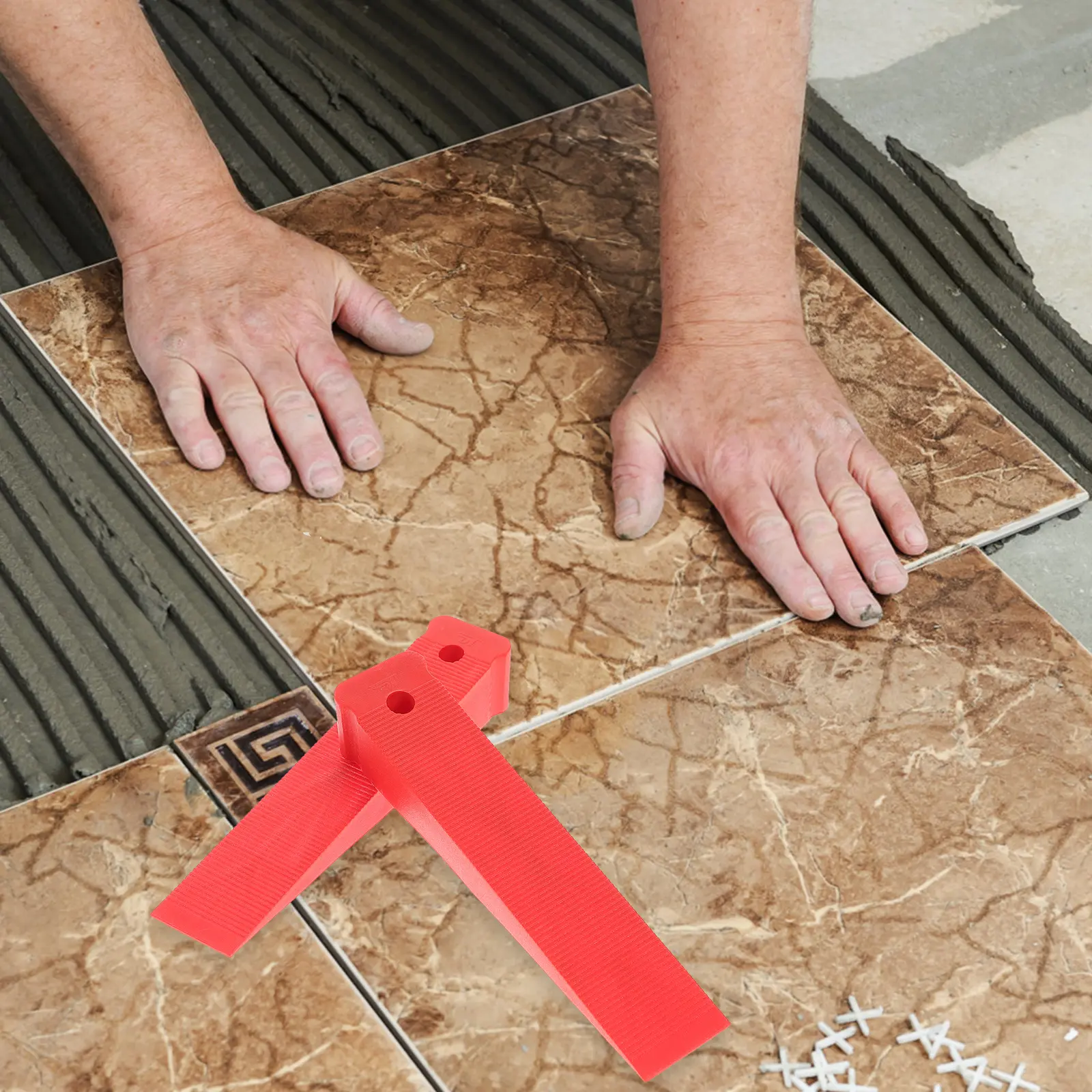 10pcs Heavy Duty Plastic Leveling Shims Durable Non-Slip Furniture Wedges For Doors Windows Toilets Tables Chairs Floor Leveling