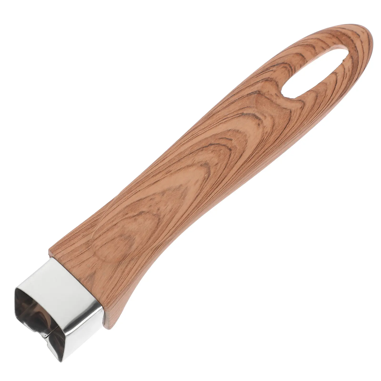 Wood Grain Milk Pot Handle Scald Proof Detachable Handles Kitchen Utensils Pan Handles Cookware Parts Stove Accessories