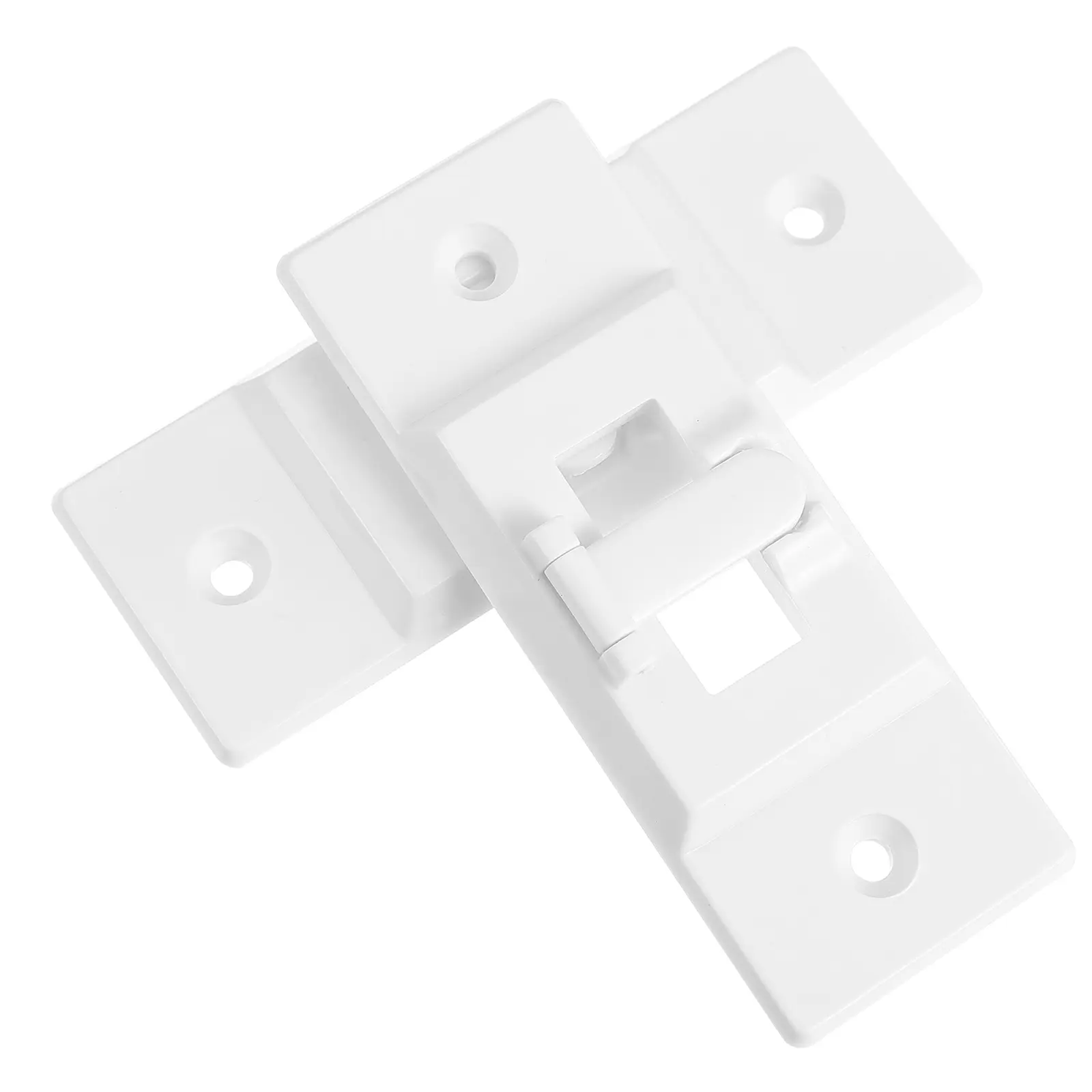 2 pcs Plastic Covers Safety Lock For Kids Wall With 4 Screws White Standard Toggle Cover Living Room Safe