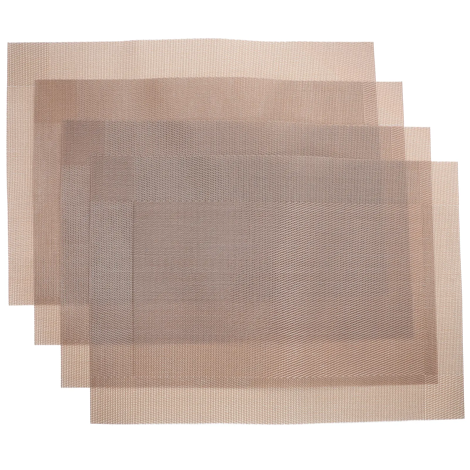 4pcs Western Style Decorative Place Mat Set Washable Mats Heat Resistant Placemats For Dining Decoration Household Kitchen Table