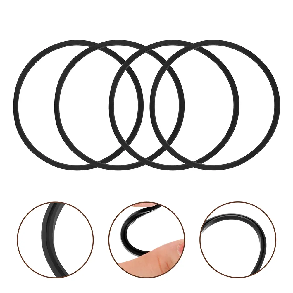 6 Pcs Cup Silicone Ring Lid Seal Gaskets Leak-proof Bottle Sealing Rings Replacement Insulation Cover