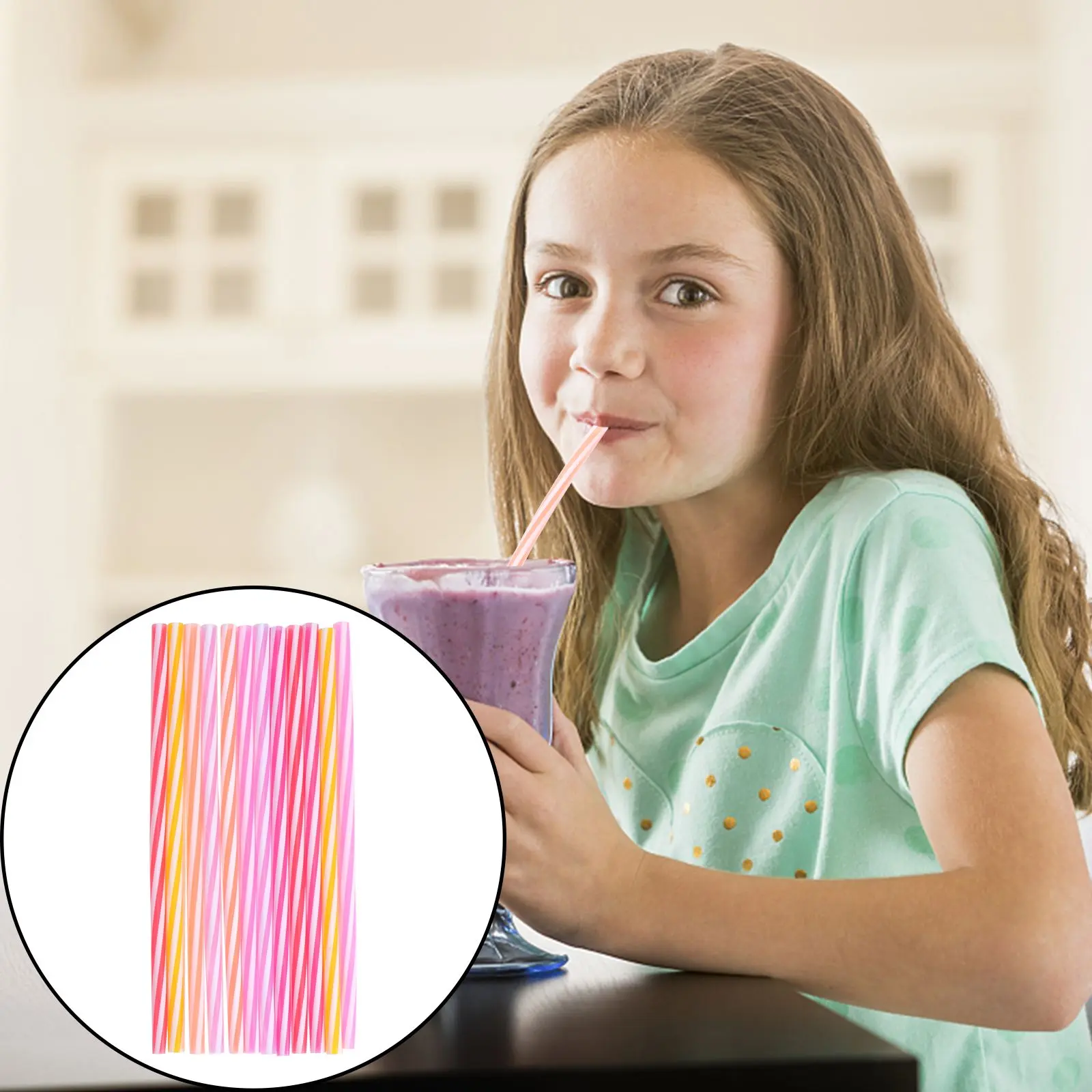 12 Pcs Silicone Straws Recyclable Foldable Colorful Drinking Straws Bendable Dustproof Reusable Kitchen Bar Supplies