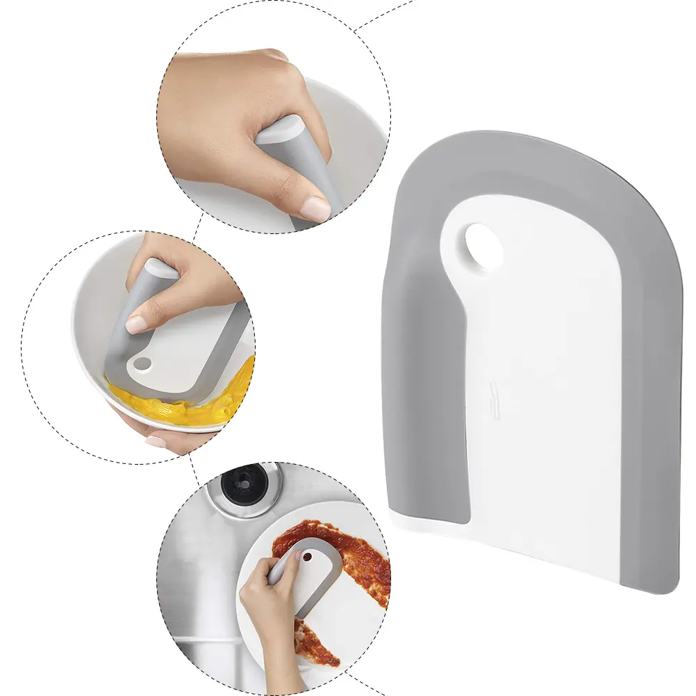 Soft Silicone Brush Set Kitchen Utensil Tools Durable Easy Storage Handle Hole Restaurant Home Use Kitchen Cleaning Tools