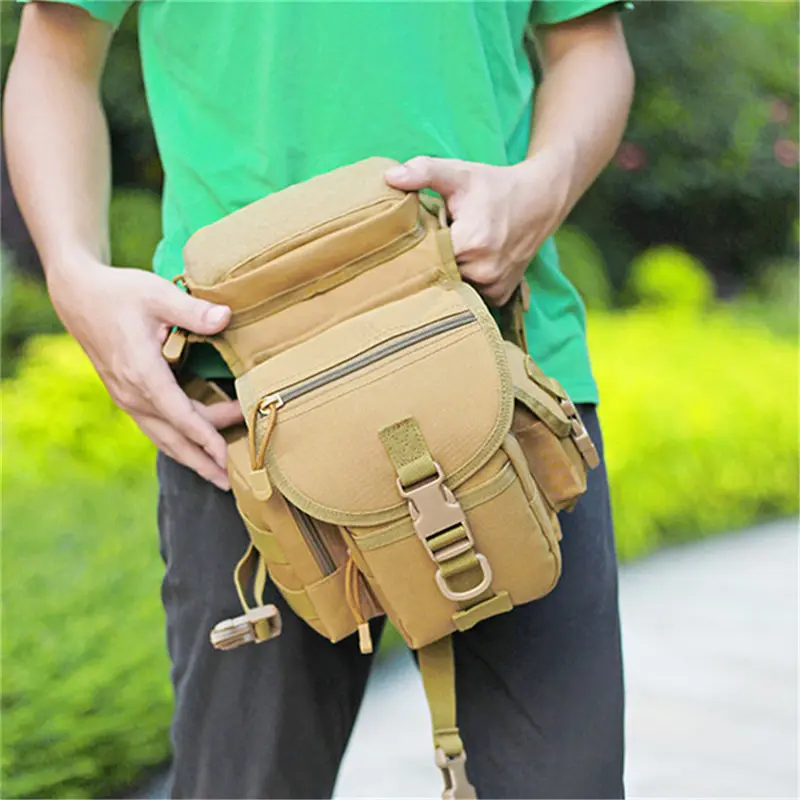 Outdoor Waist Fanny Pack Weapons Tactics Ride Leg Bag For Men Waterproof Drop Utility Thigh Pouch Multi-Purpose Hip Belt