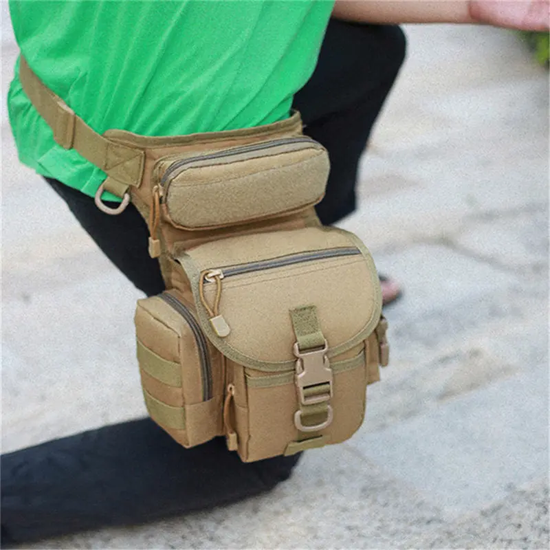 Outdoor Waist Fanny Pack Weapons Tactics Ride Leg Bag For Men Waterproof Drop Utility Thigh Pouch Multi-Purpose Hip Belt