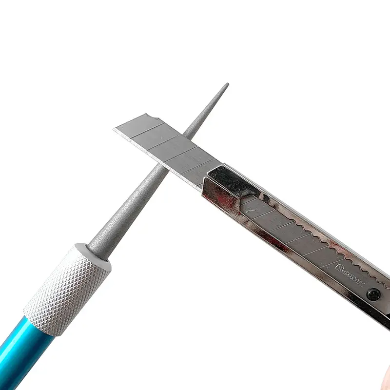 Knife Sharpening Rod Retractable Diamond Kitchen Sharpen Stone Multi-purpose Sharpening Tool Grindstone Fishing Hook Sharpener