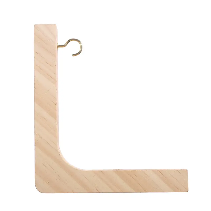 Nordic Natural Wood Wall Plant Hangers Hanging Flower Pot Hook Nordic Flower Bracket for Lanterns Wind Chimes Balcony Home Decor