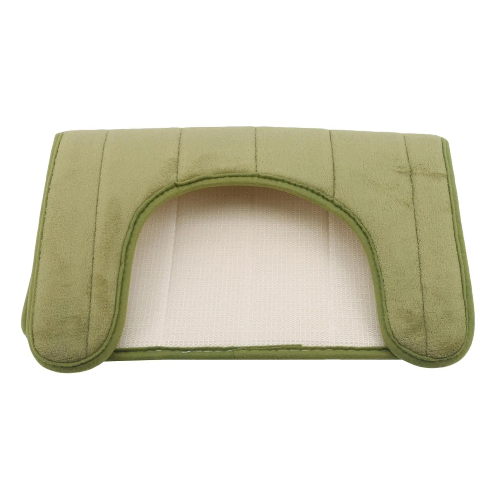 U-shaped Toilet Bath Mat Memory Foam Toilet Mat Soft Anti-Skid Water Absorbing Door Mat Bathroom and Home Decoration