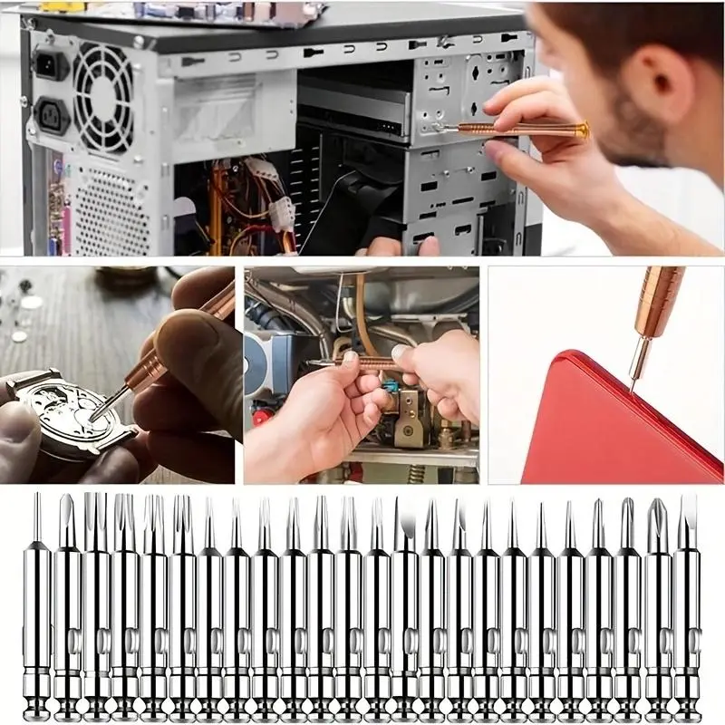 Mini Precision Screwdriver Set 25 In 1 Electronic Torx Screwdriver Opening Computer Repair Tools Kit Phone Camera Watch Tablet