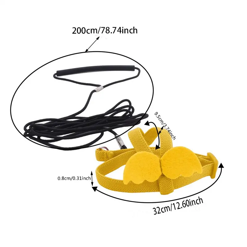 Parrot Flying Harness Leash Suit Pet Bird Outdoor Flight Training Rope Cockatiel Supplies Macaw Accessories  Stuff For Budgie