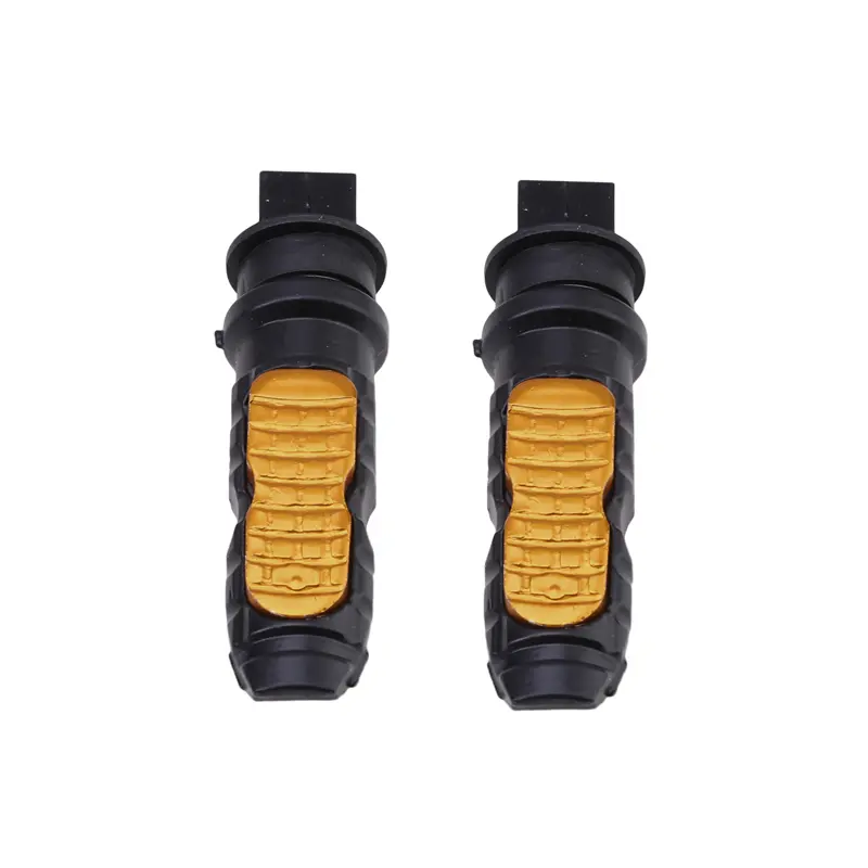 1 Pair Motorcycle Rear Footrests Footpegs Aluminium Refit Practical Durable Universal Foot Rests Pedals Motorbike Accessory