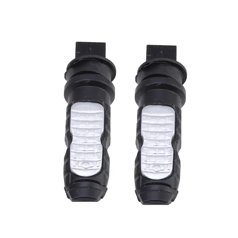 1 Pair Motorcycle Rear Footrests Footpegs Aluminium Refit Practical Durable Universal Foot Rests Pedals Motorbike Accessory