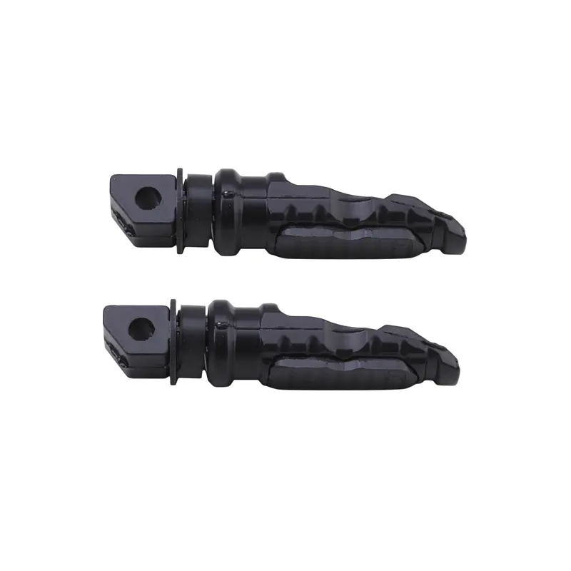 1 Pair Motorcycle Rear Footrests Footpegs Aluminium Refit Practical Durable Universal Foot Rests Pedals Motorbike Accessory