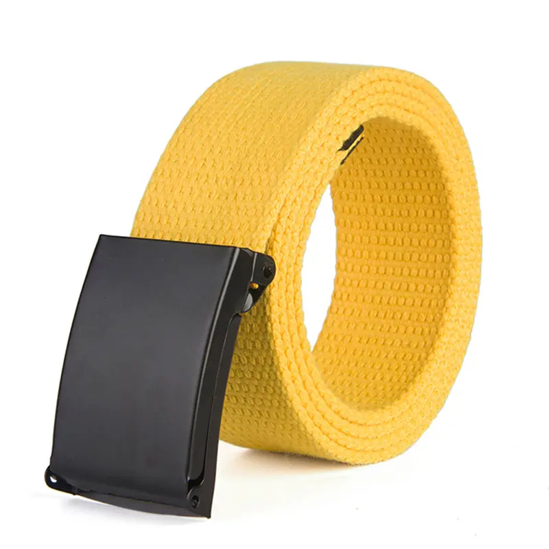 New Men's Belts Tactical Outdoor Belt Male Colourful  Canvas Trouser Belt High Quality Trend Man Waistband