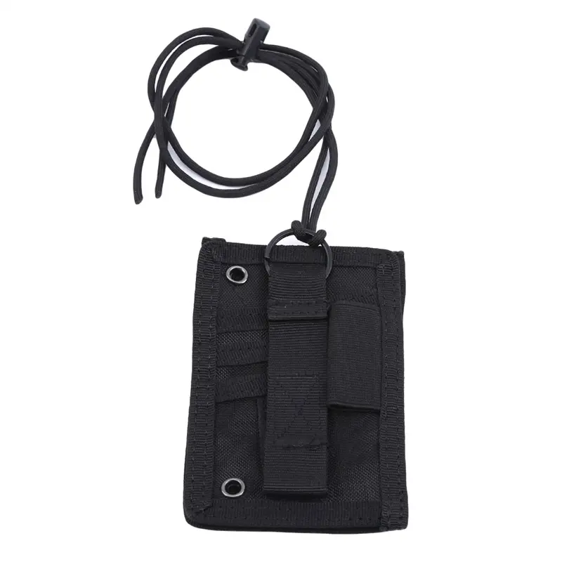 Nylon Waterproof Card Holder Tactical Pouch Certificates documents ID Storage Bags Outdoor Camping Sport Portable Card Bags Gear