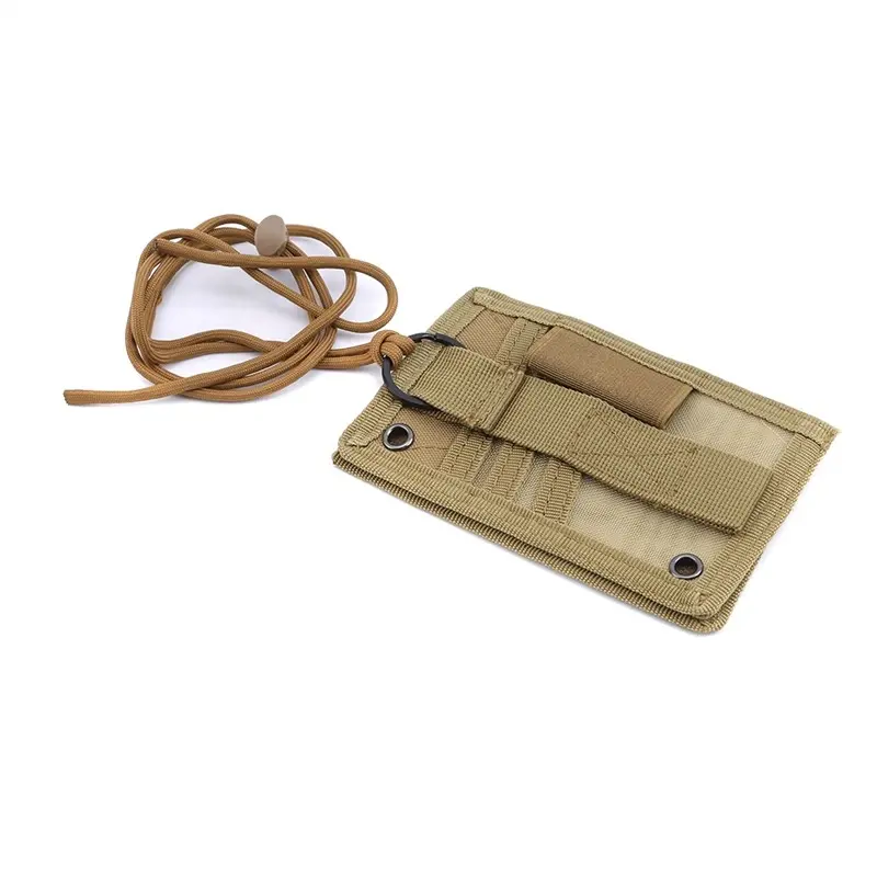 Nylon Waterproof Card Holder Tactical Pouch Certificates documents ID Storage Bags Outdoor Camping Sport Portable Card Bags Gear