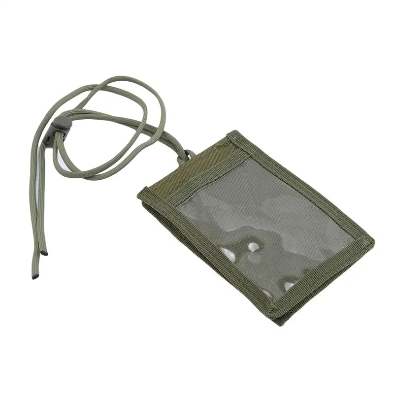 Nylon Waterproof Card Holder Tactical Pouch Certificates documents ID Storage Bags Outdoor Camping Sport Portable Card Bags Gear