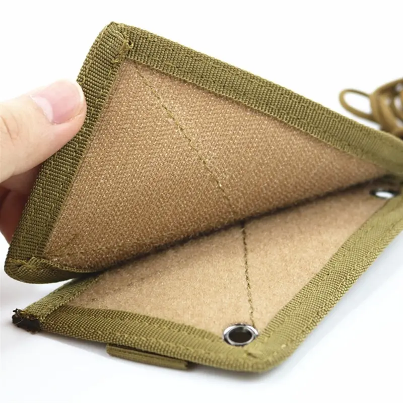 Nylon Waterproof Card Holder Tactical Pouch Certificates documents ID Storage Bags Outdoor Camping Sport Portable Card Bags Gear