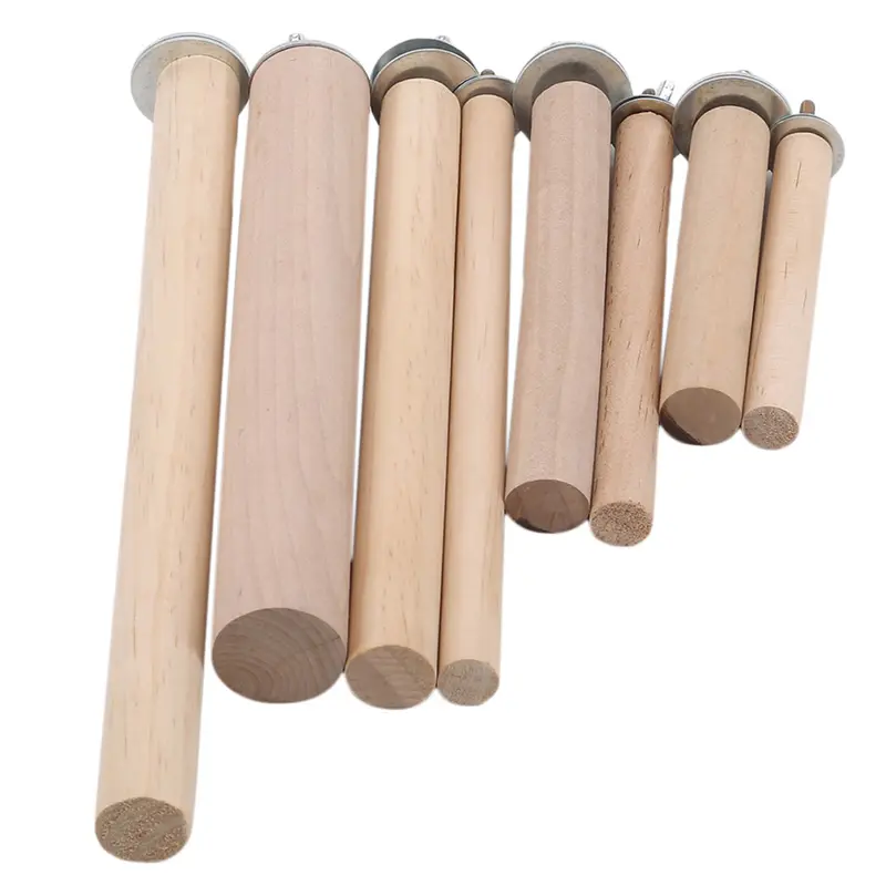 Wooden Parrot Stand Stick Rack Perch For Birds Pet Parrot Toy Bird Cage Accessories Parrot Bath Shower Standing Rack Length 10cm