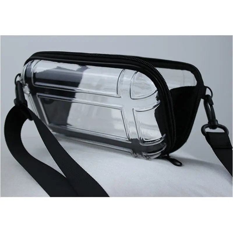 Portable Transparent Shoulder Crossbody Bag Clear Waterproof Wash Bags Travel Shopping Storage Tote Shoulder Phone Bag