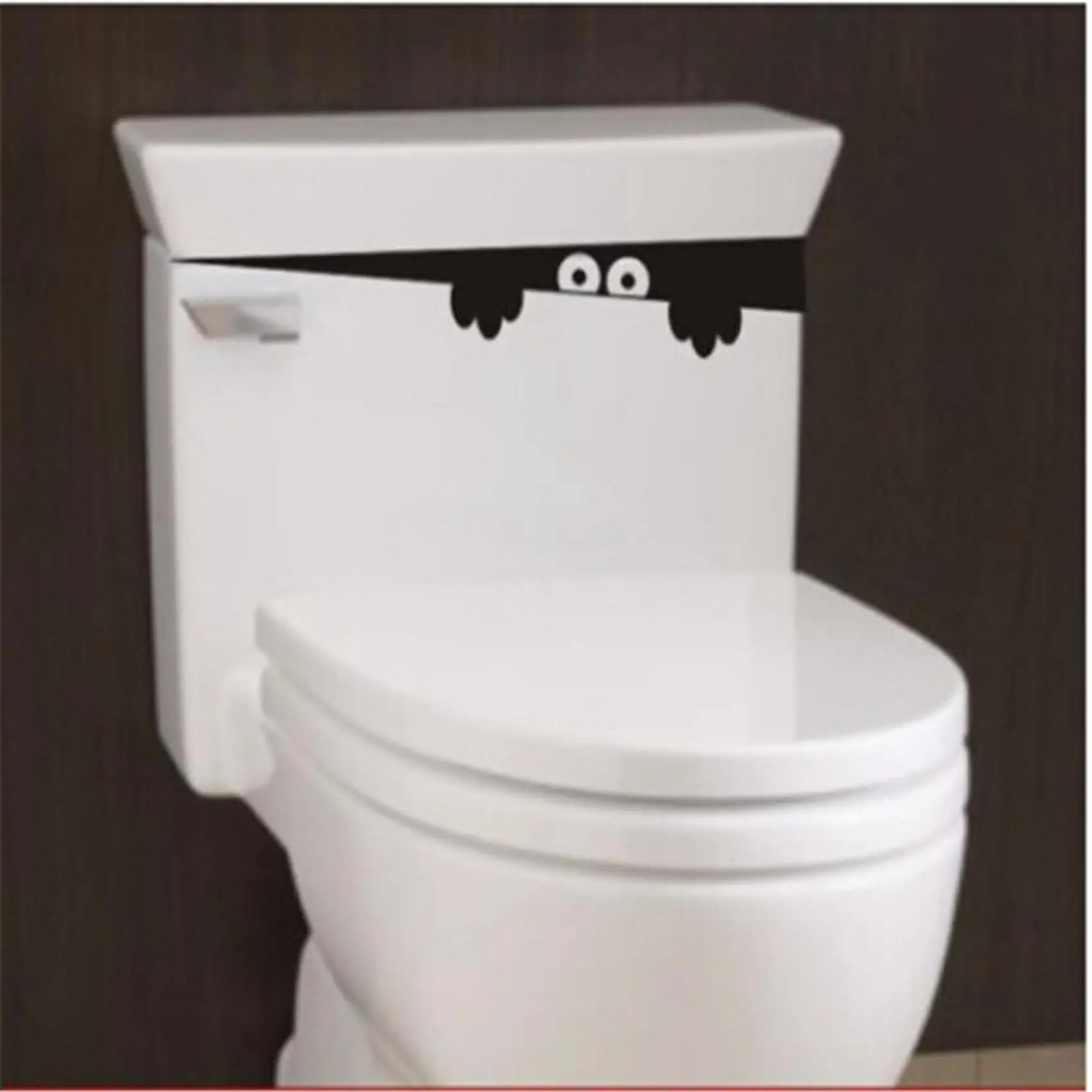 DIY Wall Sticker Toilet Seat Stickers Funny Peep Monster Washbasin Bathroom PVC Cute Cartoon Decal art Removable Home Decor